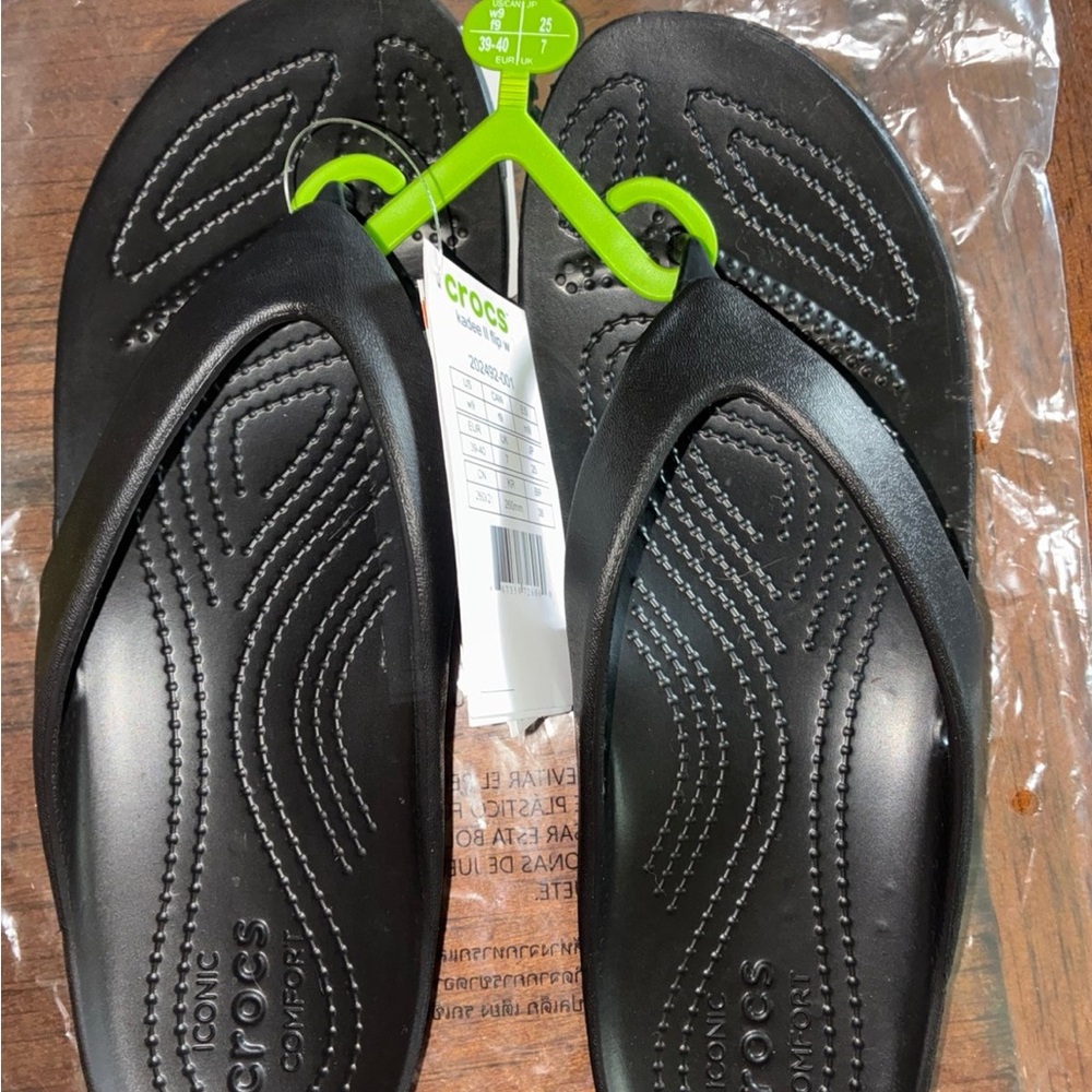 CROCS Black Kadee Flip W